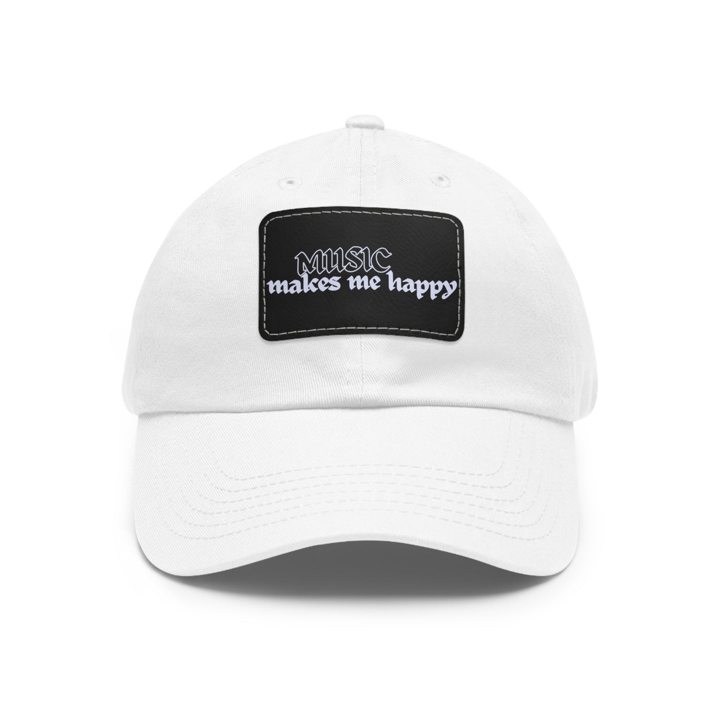 Hardcore Logo Dad Hat with Leather Patch