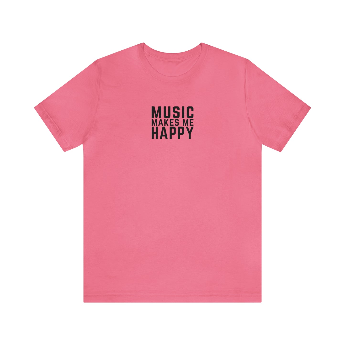 Music Makes Me Happy - Small Block Logo Shirt