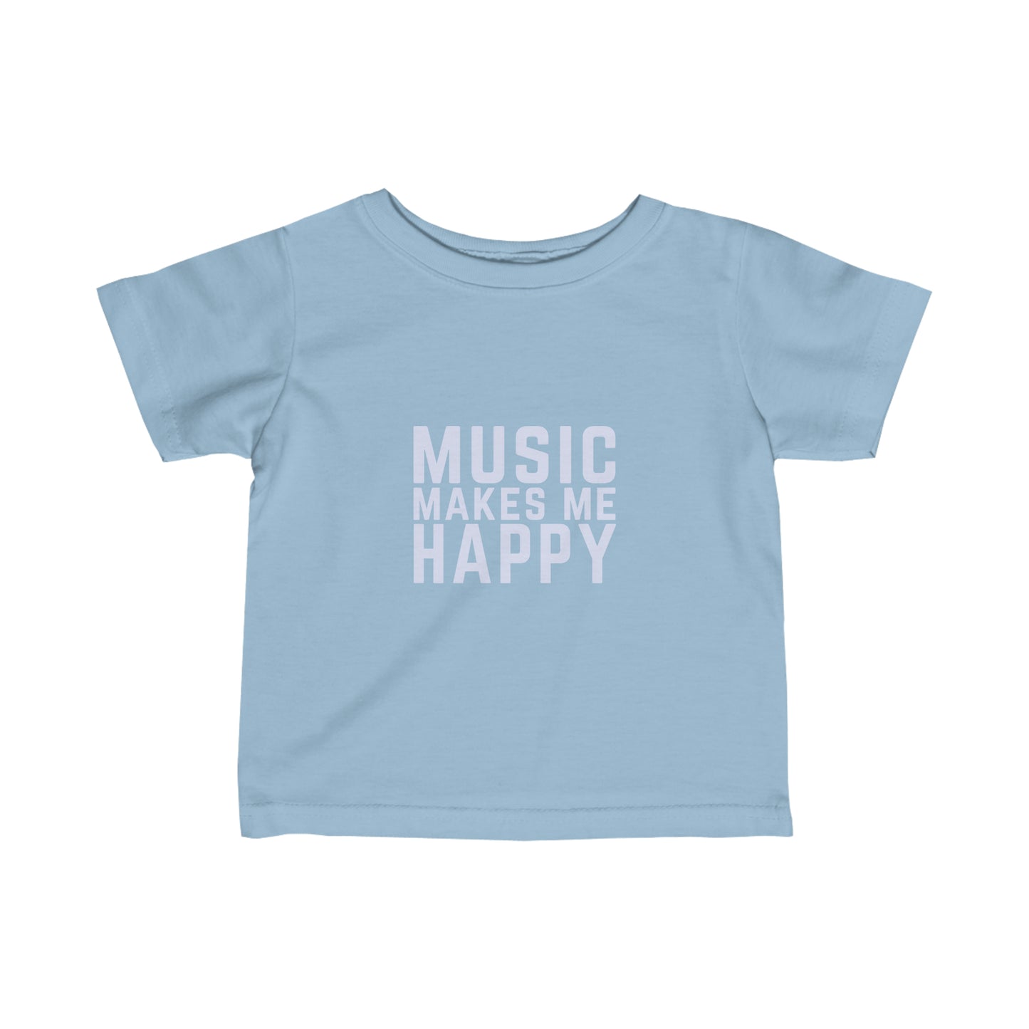 Music Makes Me Happy - Infant Fine Jersey Tee