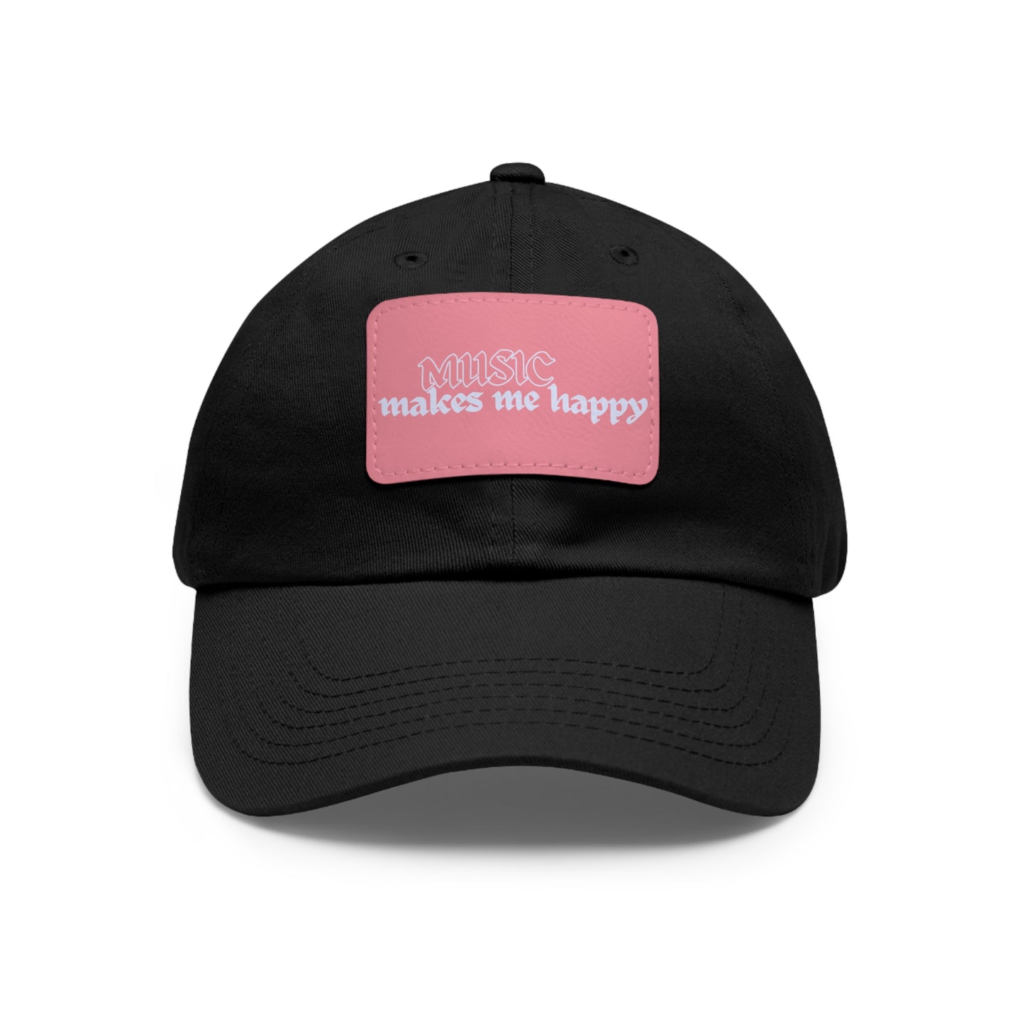 Hardcore Logo Dad Hat with Leather Patch