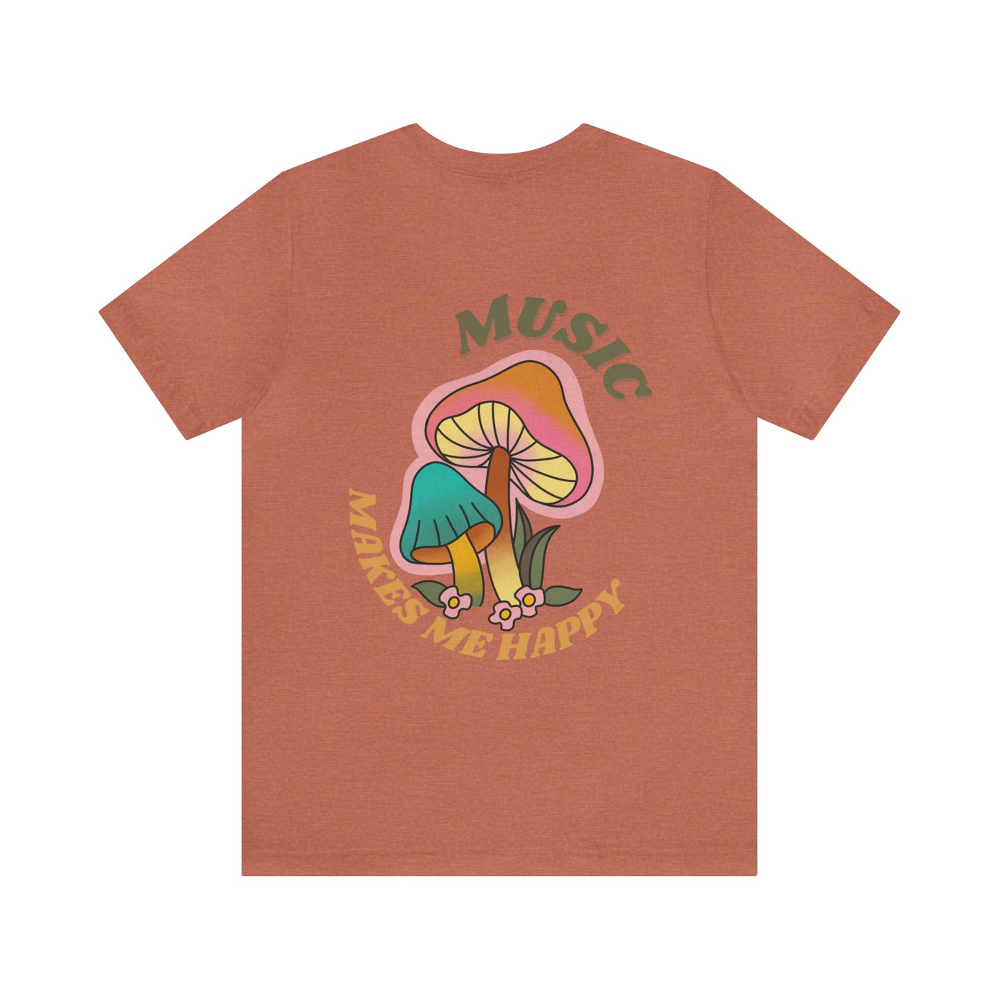 Music Makes Me Happy - Hippy Logo Shirt