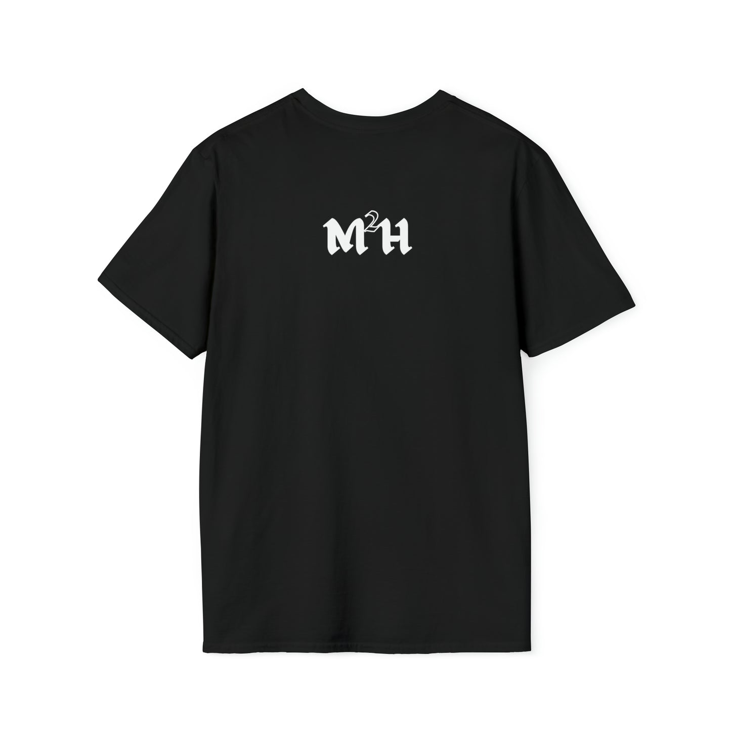 Music Makes Me Happy - Hardcore Logo Unisex Softstyle T-Shirt