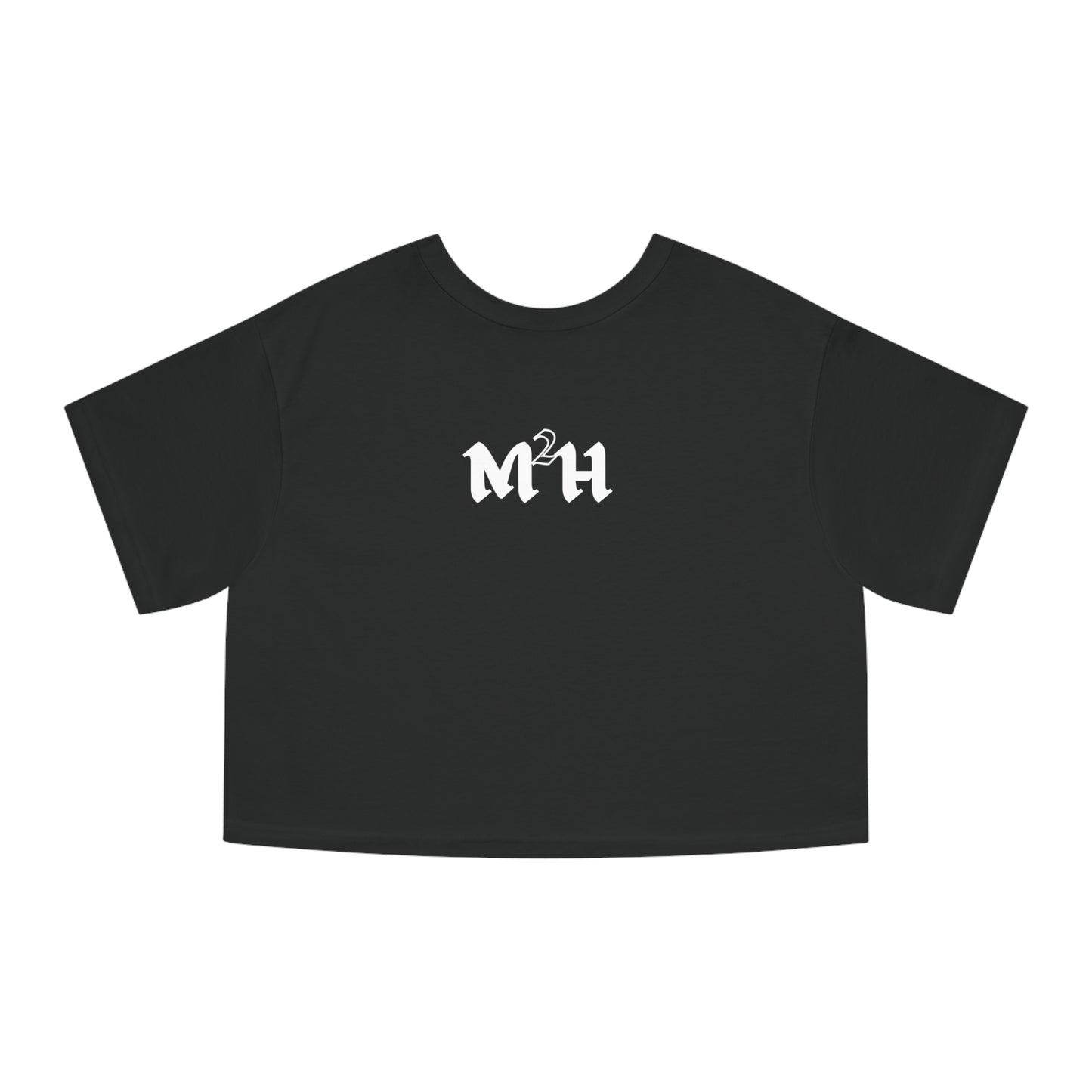 Music Makes Me Happy - Hardcore Logo Champion Cropped T-Shirt