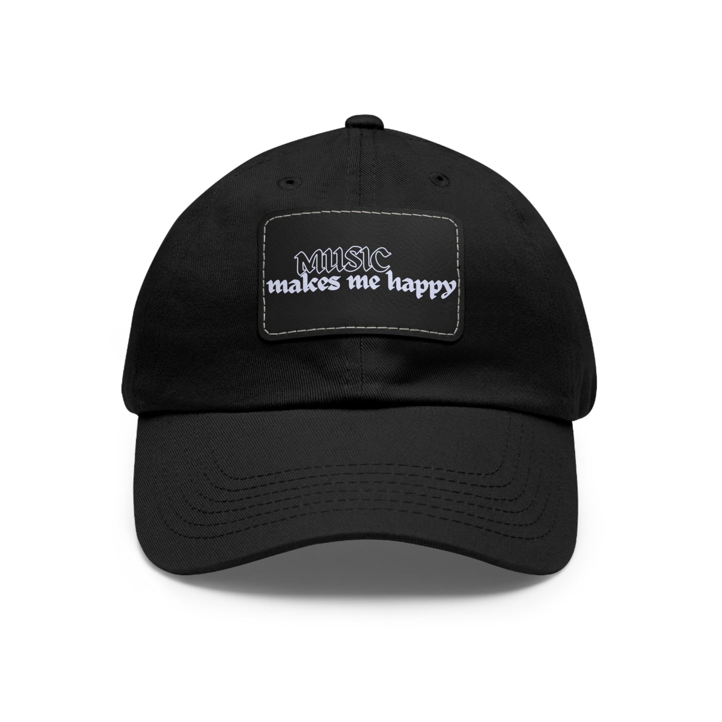 Hardcore Logo Dad Hat with Leather Patch