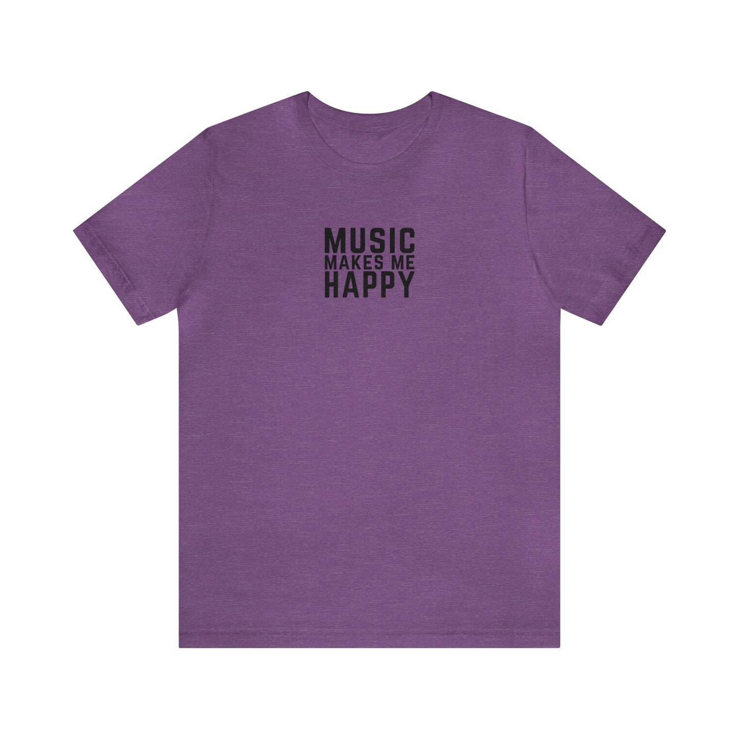 Music Makes Me Happy - Small Block Logo Shirt