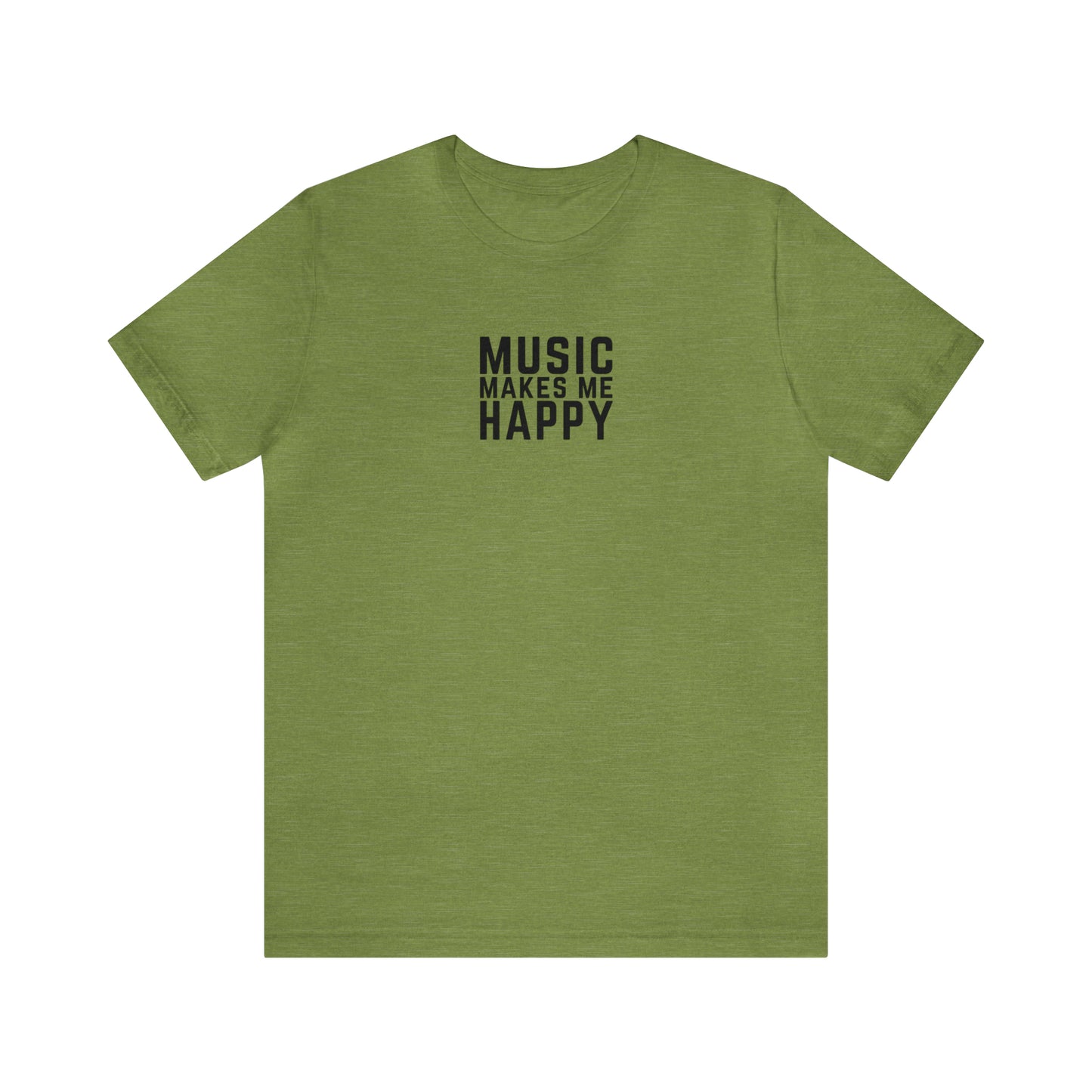 Music Makes Me Happy - Small Block Logo Shirt
