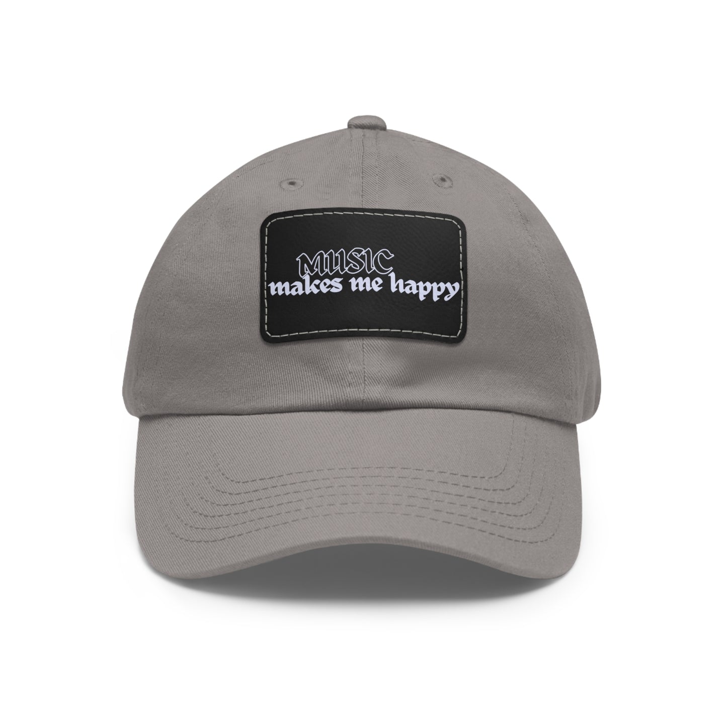 Hardcore Logo Dad Hat with Leather Patch