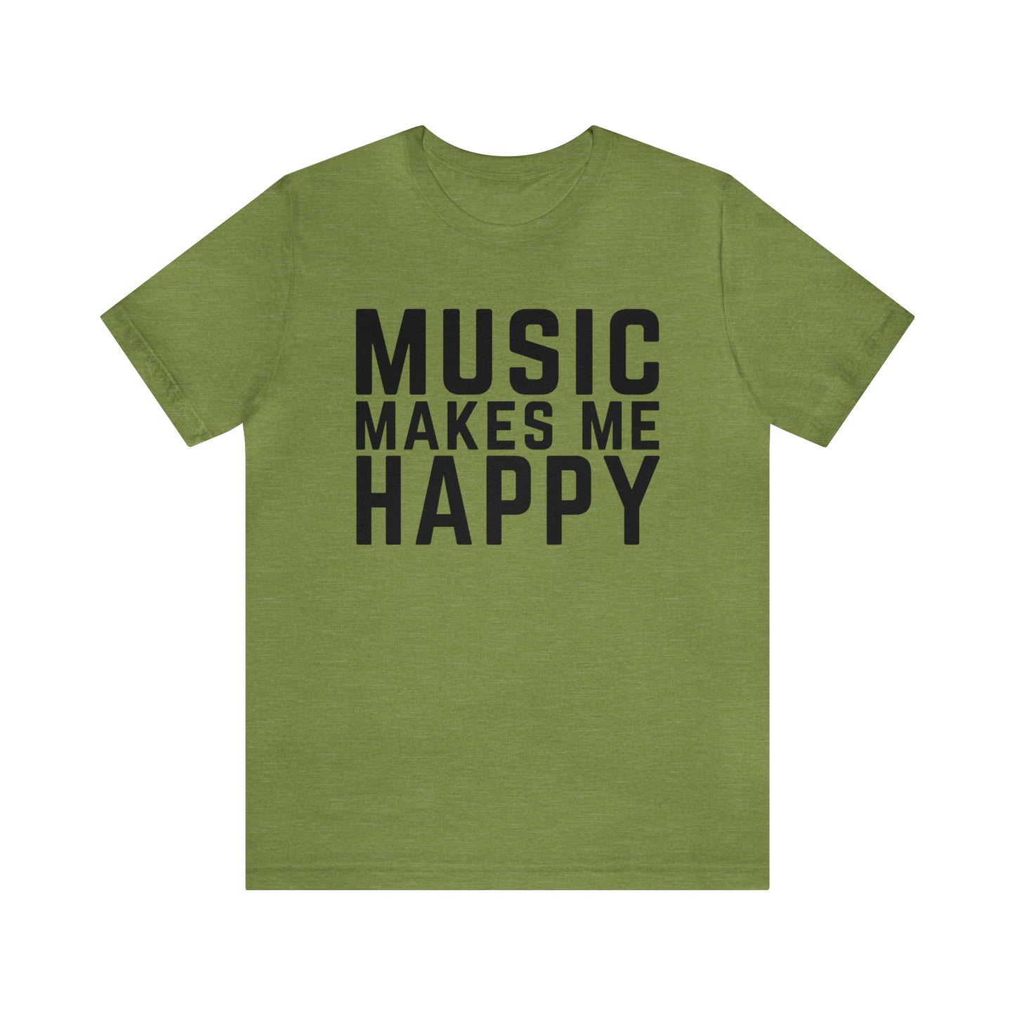 Music Makes Me Happy - Block Logo T-Shirt