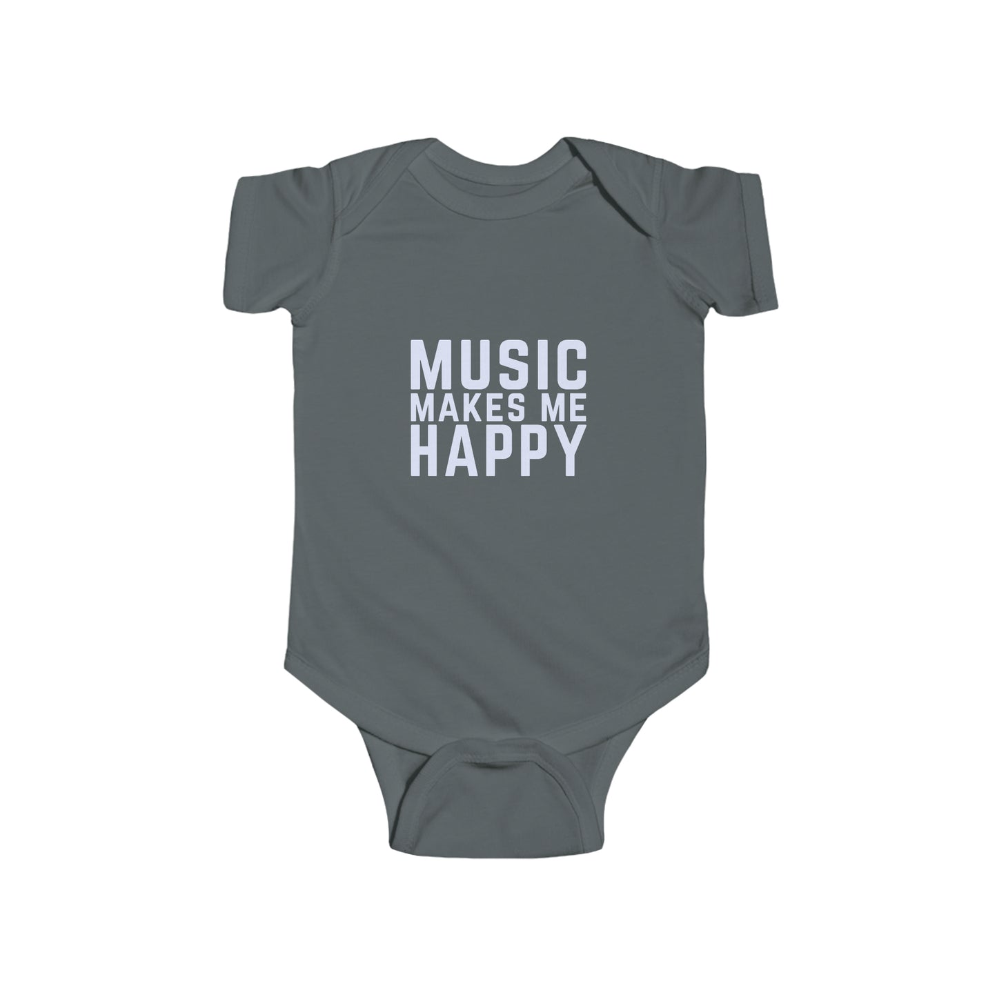 Music Makes Me Happy - Infant Fine Jersey Bodysuit