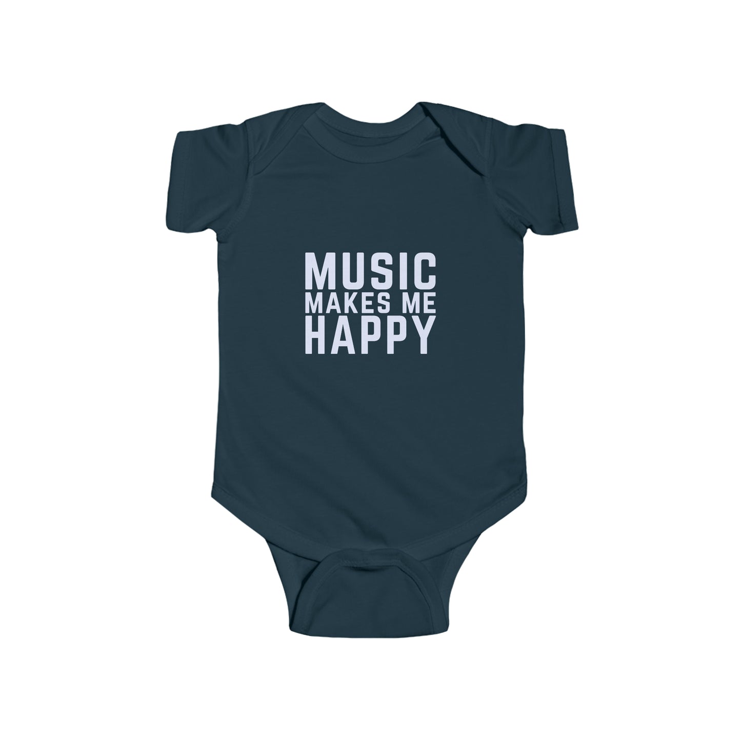 Music Makes Me Happy - Infant Fine Jersey Bodysuit
