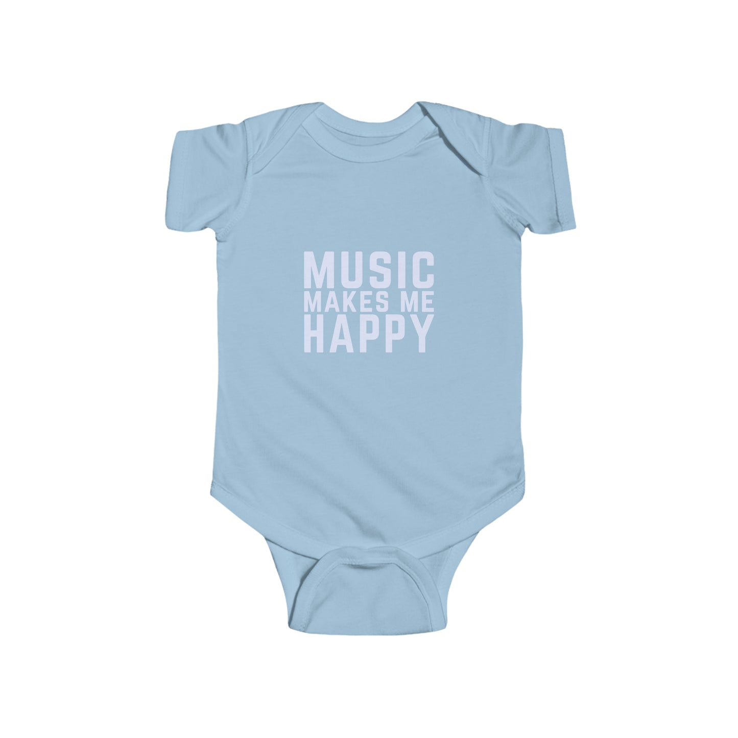 Music Makes Me Happy - Infant Fine Jersey Bodysuit