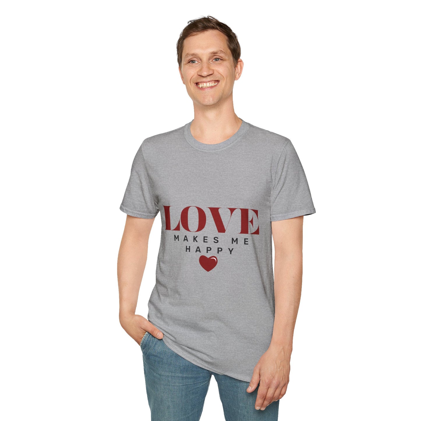 Love Makes Me Happy - Limited Edition Unisex Softstyle T-Shirt