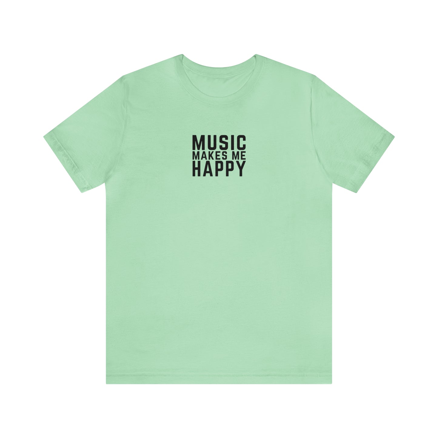 Music Makes Me Happy - Small Block Logo Shirt