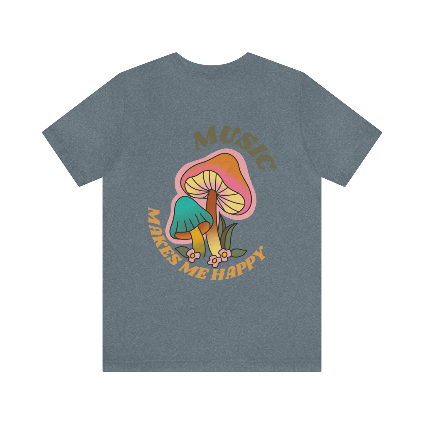 Music Makes Me Happy - Hippy Logo Shirt