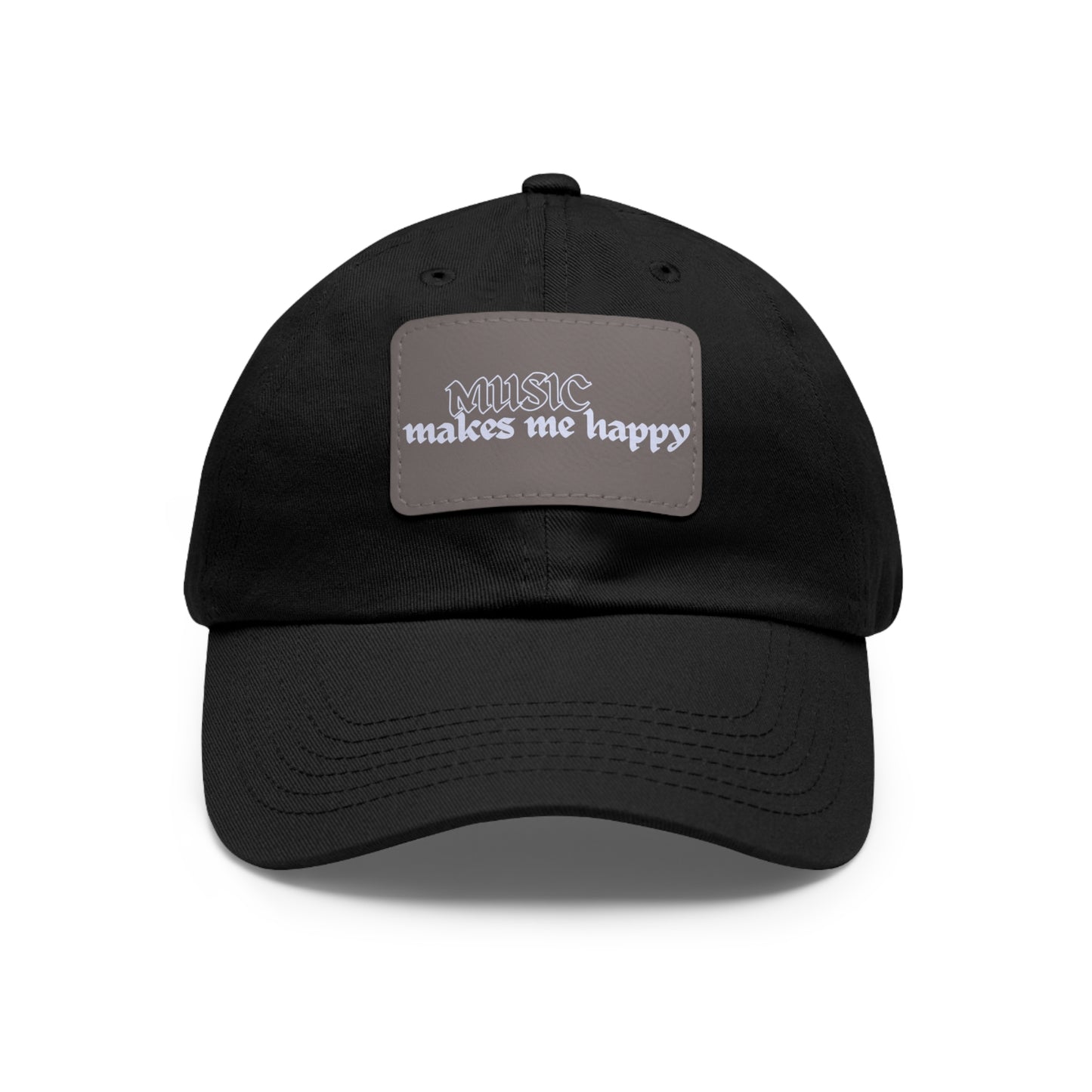 Hardcore Logo Dad Hat with Leather Patch