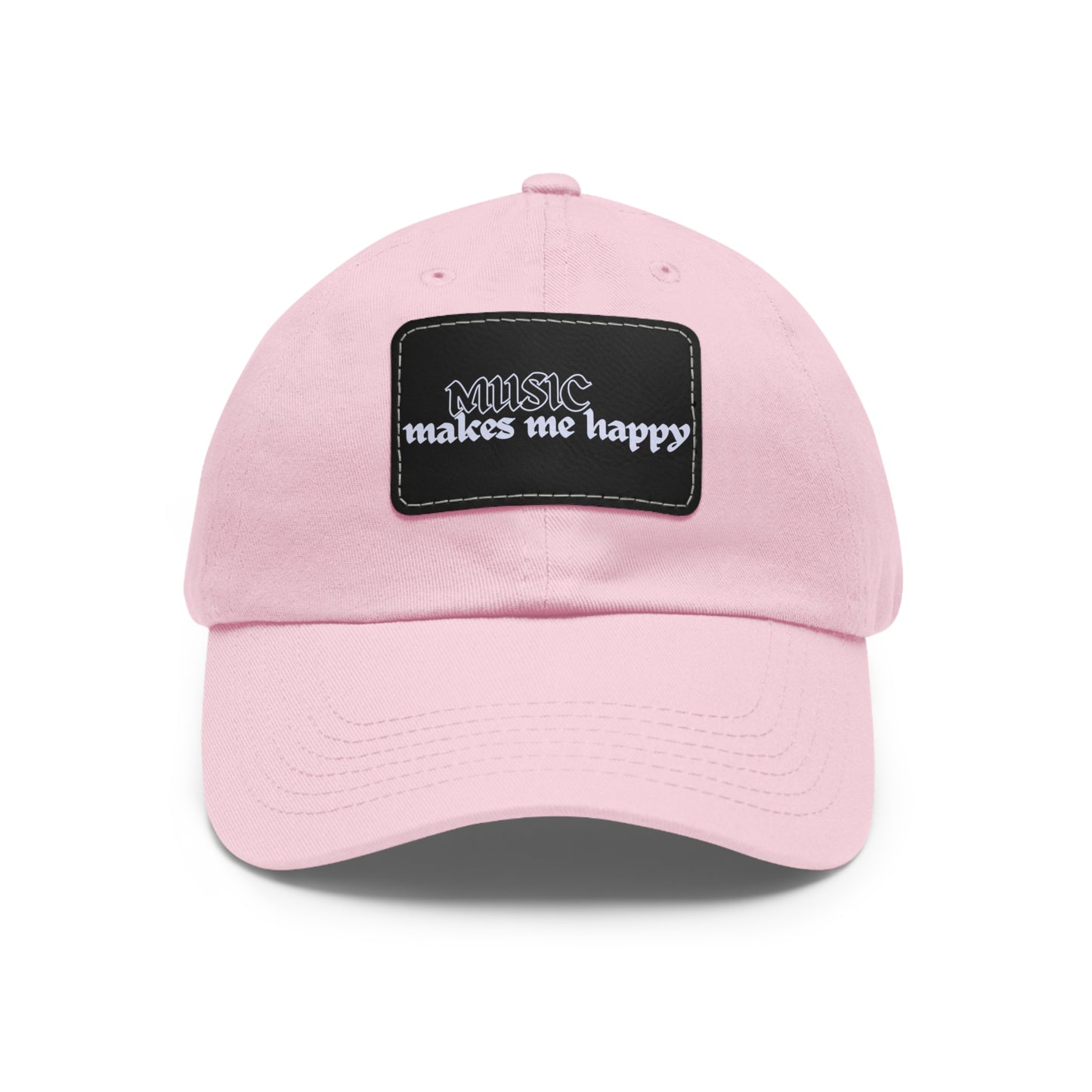 Hardcore Logo Dad Hat with Leather Patch