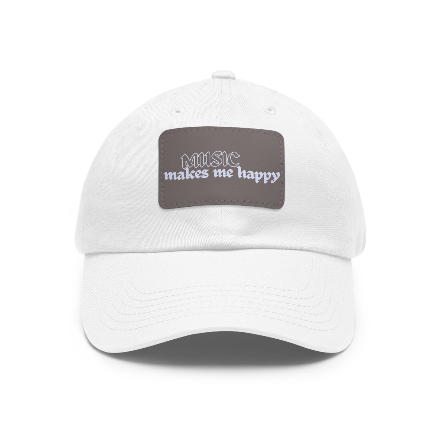Hardcore Logo Dad Hat with Leather Patch