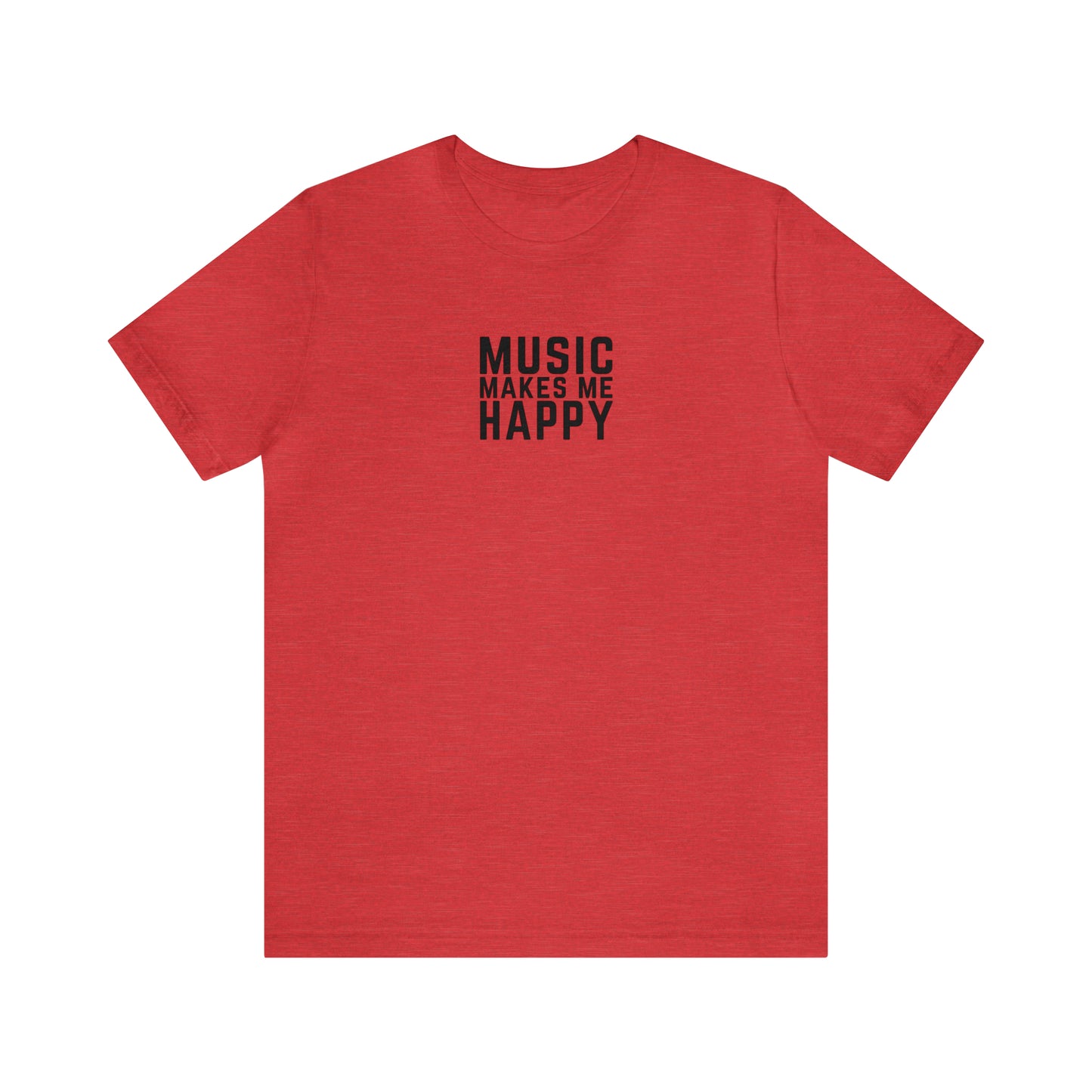 Music Makes Me Happy - Small Block Logo Shirt