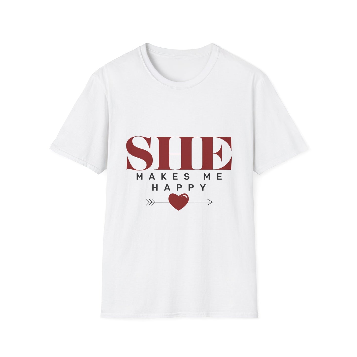 She Makes Me Happy - Limited Edition Unisex Softstyle T-Shirt